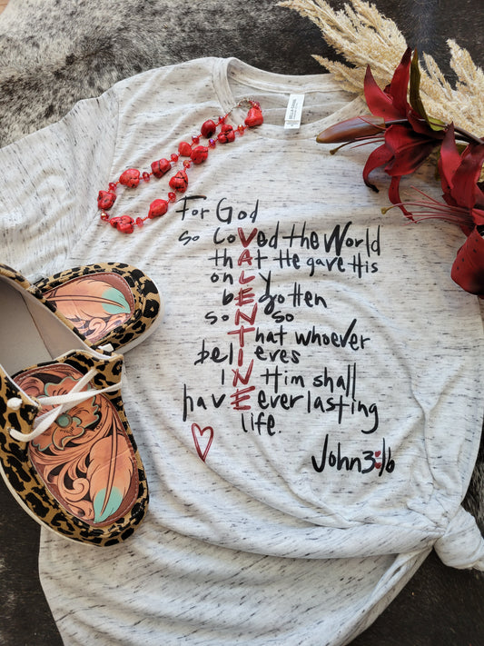 Valentine John 3:16